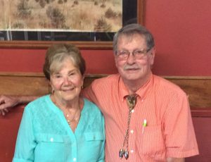 Joan Moylan with her husband Al. Joan Moylan with her husband Al