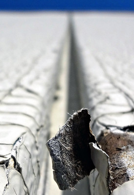 asbestos felt laminate on exterior metal siding panels