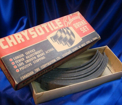 Chrysoltile asbestos break set