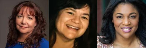 Women and mesothelioma panelists Tamron Little, Dana Nolan and Priscilla Wayterra