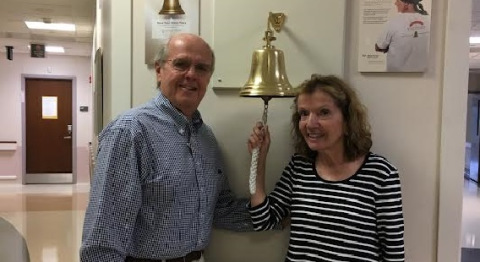 Mesothelioma survivor Susan Dickman and her husband