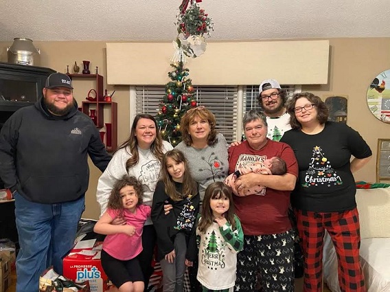 Tammy Frank and her family