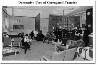 decorative uses of corrugated transite